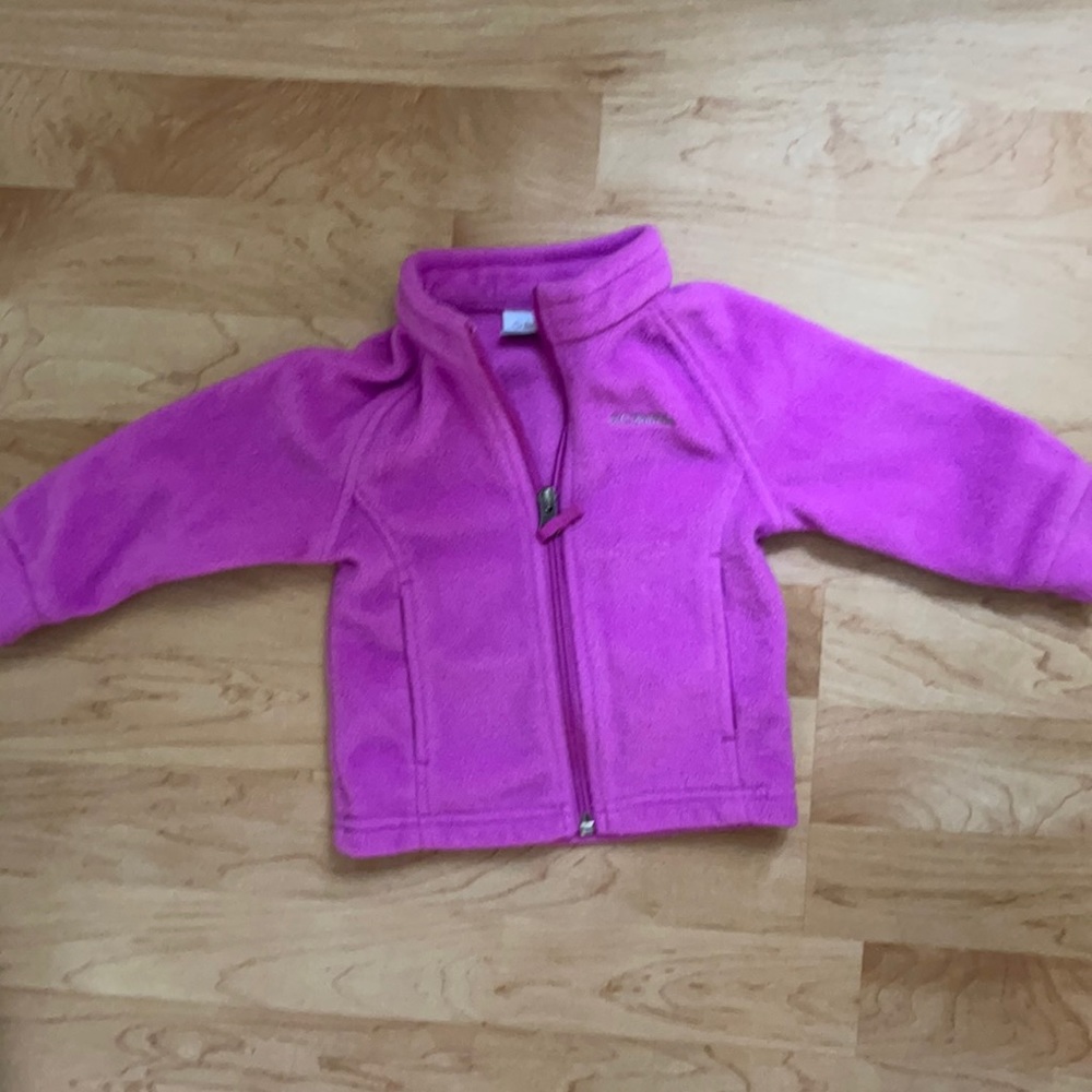 6-12 month girls Columbia fleece